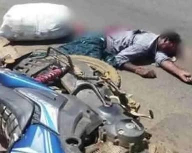 కావలి: రోడ్డు ప్రమాదంలో గుర్తుతెలియని వ్యక్తి మృతి