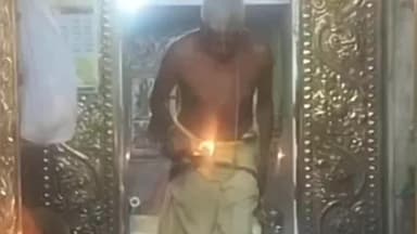 ಕನಕಗಿರಿ: ಶಾಸಕರು ಮಾಜಿ ಸಚಿವ ಶಿವರಾಜ ತಂಗಡಗಿಗೆ ಸಚಿವ ಸ್ಥಾನ ನೀಡುಲು ಕನಕಾಚಲಪತಿಗೆ ವಿಶೇಷ ಪೂಜೆ
