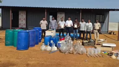 पालघर: मिरारोड ड्रग्स प्रकरणाचे धागेदोरे तेलंगणापर्यंत 6.22 कोटींचे ड्रग्स व रसायने जप्त