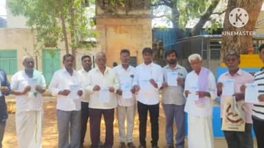 హిందూపురంలో స్మశాన భూములను 100 కోట్ల విలువైన భూములను కబ్జా చేశారని కరపత్రాలు విడుదల చేసిన నాయకులు