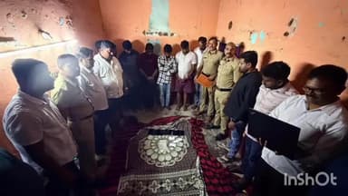 ಶಿವಮೊಗ್ಗ: ಶಿವಮೊಗ್ಗದ ಹೊಸಮನೆಯಲ್ಲಿ ಅಕ್ರಮ ಇಸ್ಪೀಟ್ ಜೂಜಾಟ, 9 ಜನ ವಶಕ್ಕೆ