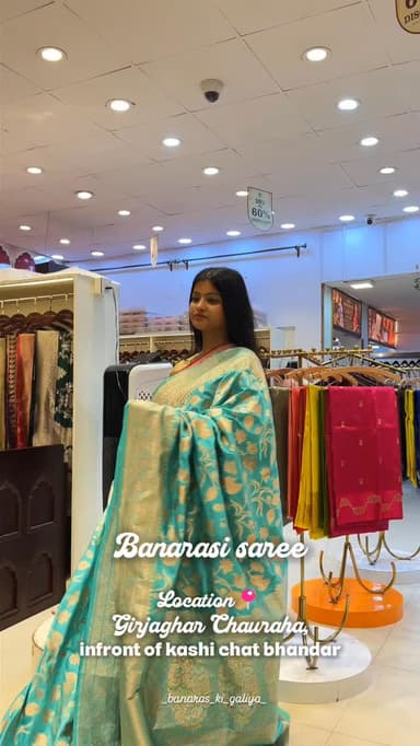 Anokha Summer Sale 2026:
Banarasi saree starting just from Rs. 555 /-
Authentic pure silk saree with silk mark certified
just from Rs. 3333 /-
Real discount upto 60% off on all items -saree, kurta pyjama, salwar suit, dupatta. Dresses. Fabric, wooden handicrafts
Location: Godowlia, Girjaghar Chauraha in Front of Kashi Chat Bhandar, Varanasi
Contact Number: 7052000320
Follow for more @nomadic_ashiiiii
(Banarasi saree shopping, Nita Ambani Banarasi Saree, Rupali Ganguly, Varanasi saree shops, Banaras local market, Banarasi handloom saree, Traditional saree look, Saree shopping vlog, Exploring Banaras, Banarasi weavers story, Banaras fashion, Lifestyle creator in Varanasi, Things to buy in Varanasi, Indian ethnic wear, Banarasi culture and tradition, 100% Original Pure Banarasi Silk Saree in Varanasi,)
#varanasi #viralpost #instagraram #growth