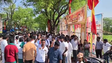 காஞ்சிபுரம்: களக்காட்டூர் பகுதியில் தமிழக வெற்றி கழகம் சார்பில் பட்டினி தினத்தை ஒட்டி உணவு வழங்கும் நிகழ்ச்சி நடைபெற்றது