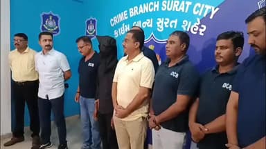 વરાછા sbi બેંકમાં 50 લાખની લૂંટનો મામલો,વધુ એક આરોપીની બિહારના ચંપારણ્ય થી ધરપકડ