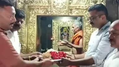 ಮೂಡಿಗೆರೆ: ನಯನಾ ಮೋಟಮ್ಮಗೆ ಸಚಿವ ಸ್ಥಾನ ಸಿಗಲೆಂದು ಕಾಲಭೈರವೇಶ್ವರನಿಗೆ ಪೂಜೆ ಸಲ್ಲಿಸಿದ ಕಾಂಗ್ರೆಸ್ ಕಾರ್ಯಕರ್ತರು.!