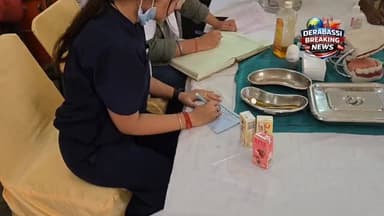 बाबा बालक नाथ जी के जन्म दिवस पर डेंटल कैंपलगाया गया