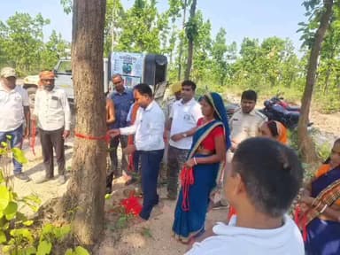 बिरनी: वृक्षों को बांधा रक्षा सूत्र, पर्यावरण संरक्षण का लिया संकल्प