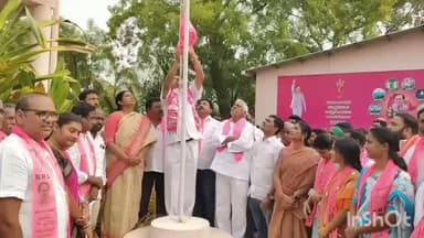జగిత్యాల: జిల్లా బీఆర్ఎస్ పార్టీ కార్యాలయంలో జిల్లా అధ్యక్షులు కే.విద్యా సాగర్ రావు ఆధ్వర్యంలో తెలంగాణ రాష్ట్ర ఆవిర్భావ వేడుకలు