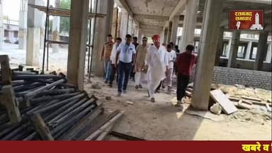 रतनगढ़ विधायक पूसाराम गोदारा ने निर्माणाधीन जिला अस्पताल का निरीक्षण कर कहा,,लापरवाही बर्दाश्त नही की जाएगी..#रतनगढ़