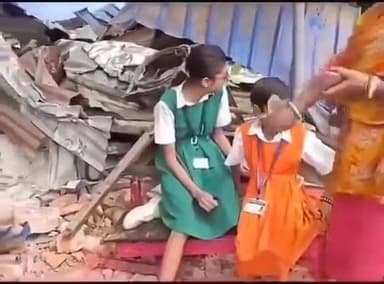 বাবার দোকান ছিল স্টেশনে, ভেঙ্গে গুড়িয়ে দিল ।অসহায় হয়ে পড়ে দুই শিশু