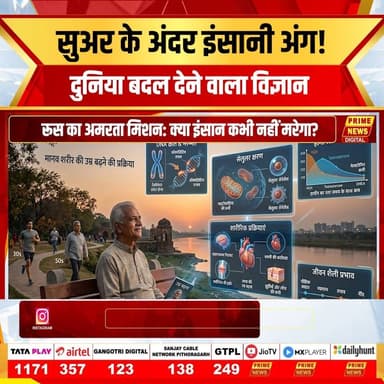 PRIME NEWS: क्या इंसान कभी बूढ़ा होना बंद कर देगा? रूस, अमेरिका और चीन अब इंसानी जीवन को लंबा करने और अंगों की कमी को खत्म करने की दौड़ में हैं। रूस का एंटी-एजिंग मिशन, अमेरिका का जीन-एडिटेड सुअर ट्रांसप्लांट, और चीन की तेजी से बढ़ती रिसर्च – जानिए विज्ञान की इस नई दुनिया के बारे में।
#antiaging #biotechnology #xenotransplantation #longlife #humanorgans #russia #america #china #genediting #healthscience #futuremedicine #primenews #primenewsnetwork