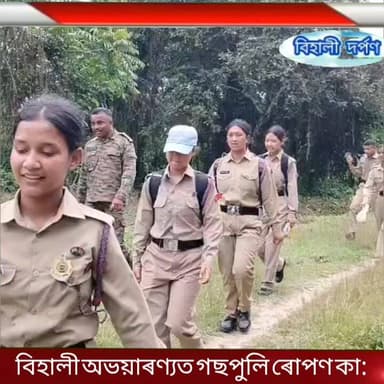 ১৩৪ ইকোটাস্কফৰ্চ উদ্যোগত আৰু,
N CC কেডেটৰ সহযোগত বিহালী অভয়াৰণ্যত পাঁচ শতাধিক গছ পুলি ৰোপন✅✅✅#behalidarpan