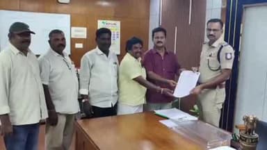 கடலூர்: கடலூர் எஸ்பி அலுவலகத்தில் லாரி உரிமையாளர் சங்கத்தினர் கோரிக்கை மனு