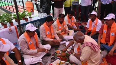 मलसीसर: वंदे गंगा अभियान के तहत मलसीसर डैम पर हुआ जलाशय पूजन, जल संरक्षण का दिया गया संदेश