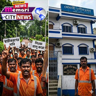 সাফাই কর্মীদের কর্মবিরতিতে বিপাকে মেমারিবাসী! দাবি আদায়ে রাজপথে পুরকর্মীরা, বন্ধ পরিষেবা!
#public #memari