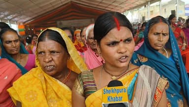 बिहार के मुख्यमंत्री सम्राट चौधरी को देखने के लिए पहुंची। देखिए