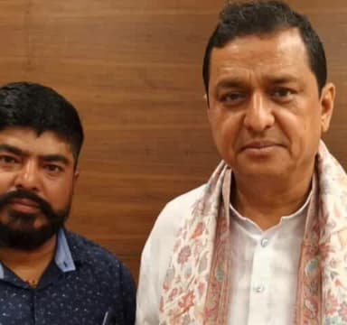 पोखरी: ग्राम प्रधान राजेश सिंह ने सांसद अनिल बलूनी से रौता-सेरा मालकोटी सड़क निर्माण को लेकर की मुलाकात