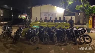 बनकटवा: एसएसबी ने भारत-नेपाल बॉर्डर पर की कार्रवाई, 37 बोरा यूरिया खाद, 9 बाइक जब्त, 2 तस्कर गिरफ्तार