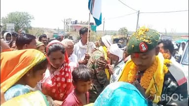 भैंसदेही: अग्निवीर बनकर लौटे रामघाटी के दो वीर सपूत, देशभक्ति के रंग में रंगा पूरा गांव,डेढ़ किलोमीटर लंबी रैली में गूंजे सम्मान औ