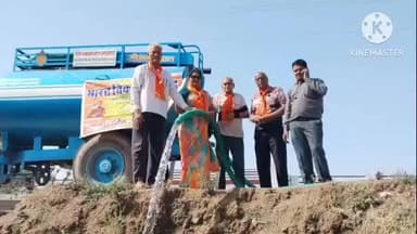 सोजत: तेज गर्मी और पेयजल संकट को लेकर सोजत रोड में भारत विकास परिषद ने मवेशियों के लिए पानी उपलब्ध कराया