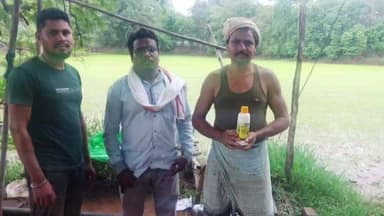 चारामा: कोटगांव में नैनो उर्वरकों से बढ़ी पैदावार, किसान अघन सिंह दर्रो बने मिसाल