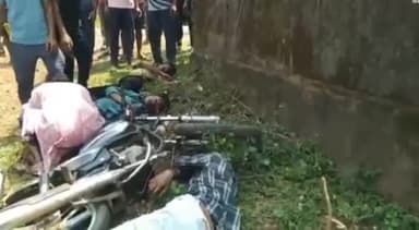 డుంబ్రిగూడ మండలం కండ్రుం జంక్షన్ వద్ద బస్సు షెల్టర్ ను ఢీకొని ఒకరు మృతి, ఇద్దరికీ తీవ్ర గాయాలు
