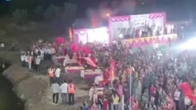 गरोठ: अंजनी नदी के नव रूप का भव्य उत्सव, महाआरती में उमड़ा जनसैलाब