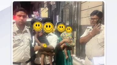 सीलमपुर: जफराबाद थाना पुलिस की टीम ने लावारिस हालत में मिली चार साल की बच्ची को परिजनों से मिलाया