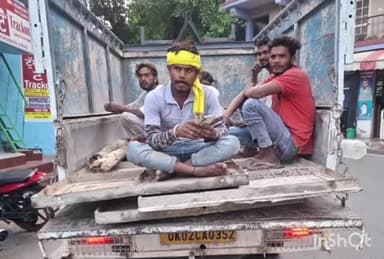 बागेश्वर: पिकअप में लोगों को खड़ा कर ले जाना पड़ा भारी, यातायात पुलिस ने किया चालान