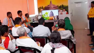 बरेली: स्वास्थ्य राज्य मंत्री नरेंद्र शिवाजी पटेल ने कार्यकर्ताओं संग देखी बरेली क्षेत्र के ‘जामगढ़’ की लघु फिल्म