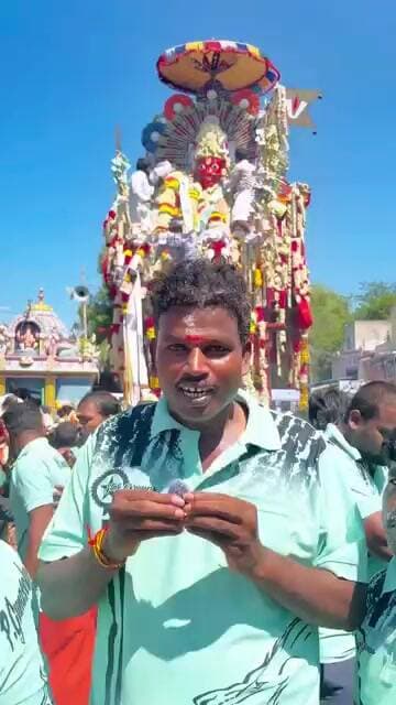 நத்தாமூர் கிராமம் கூத்தாண்டவர் கோவில் தேர் திருவிழா உளுந்தூர்பேட்டை தெற்கு கள்ளக்குறிச்சி மாவட்டம்.