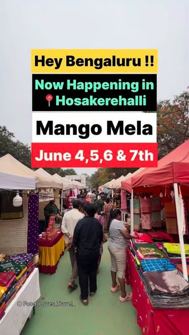 📍AGS Layout, Opposite to Nayara Petrol Pump, Arehalli main road, Hosakerehalli
June 4,5,6 & 7th
#hosakerehalli #mysoreroad #pesuniversity #bangalorefoodies #nammabengaluru