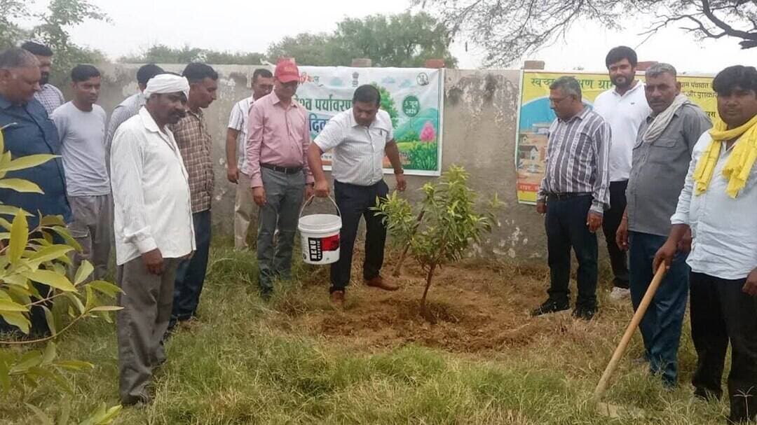 बादली ब्लॉक में मनाया विश्व पर्यावरण दिवस। #badli #block #vishav #paryavaran #diwas #gulia_times