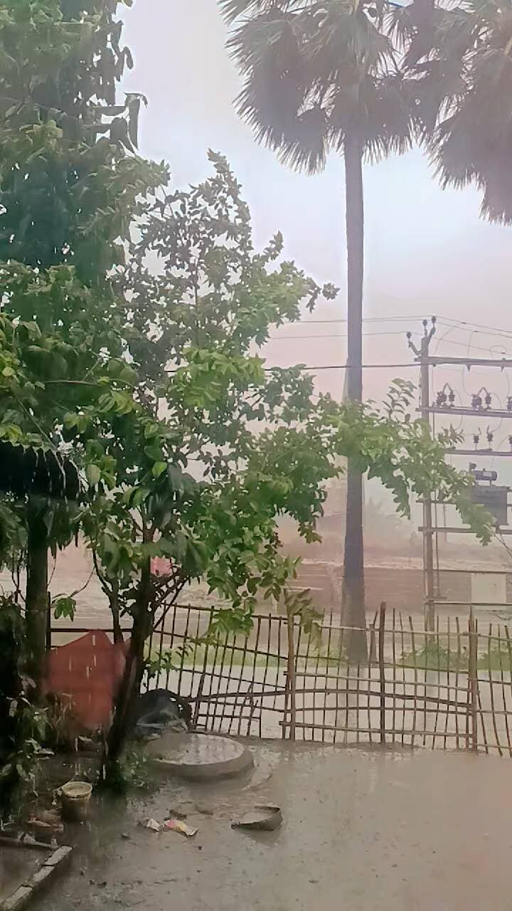 Begusarai jila ke Rariarna gaon mein Bhari barish ki sambhavna r
