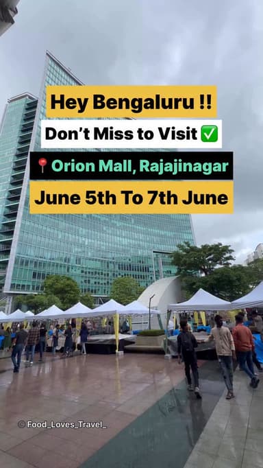 📍Orion Mall, Rajajinagar
June 5th,6th & 7th
#rajajinagar #rajajinagarbangalore #orionmall #orionmallbangalore #bangaloreblogger