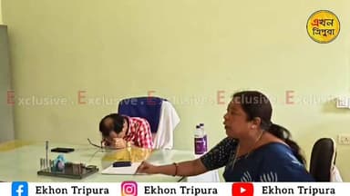 'চিকিৎসক' নাকি 'অভিনেতা' ? বুঝাই মুশকিল! বিধায়িকার চাপে পড়ে ন্যাকা কান্নায় ভেঙে পড়ে নাটক মঞ্চস্থ করলেন দুর্নীতিগ্ৰস্থ স্বাস্থ্য আধিকারিক রাজা জমাতিয়া।