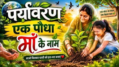 पर्यावरण एक पेड़ माँ के नाम #पर्यावरणदिवस #पेड़लगाओ #गोरखपुर