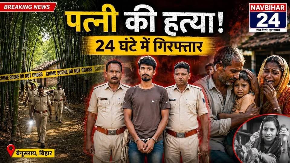 पलासी थाना क्षेत्र में पत्नी की हत्या कर शव को बांस की झाड़ी में छिपाने वाले आरोपी पति को पुलिस ने 24 घंटे के भीतर गिरफ्तार कर लिया। एसआईटी की कार्रवाई में चार वर्षीय बच्चे को भी सकुशल बरामद किया गया। मामले में सात लोगों पर नामजद प्राथमिकी दर्ज की गई है, जबकि अन्य आरोपियों की गिरफ्तारी के लिए छापेमारी जारी है।
#Araria #Palasi #CrimeNews #BiharNews #BreakingNews #NavBihar24 #PoliceAction #MurderCase #SeemanchalNews #JusticeForVictim