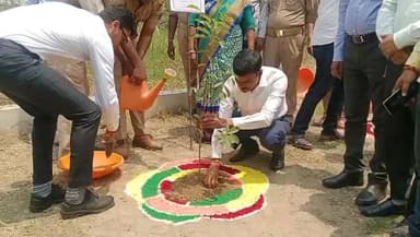 *विश्व पर्यावरण दिवस पर ‘एक पेड़ मां के नाम 3.0’ अभियान के तहत हुआ वृक्षारोपण*
बलिया। विश्व पर्यावरण दिवस 2026 के अवसर पर ‘एक पेड़ मां के नाम 3.0’ अभियान के अंतर्गत वन बिहार, जीराबस्ती में भव्य वृक्षारोपण कार्यक्रम का आयोजन किया गया। कार्यक्रम में जिलाधिकारी मंगला प्रसाद सिंह, जिलाध्यक्ष संजय मिश्रा, उत्तर प्रदेश राज्य महिला आयोग की सदस्य सुनीता श्रीवास्तव, जिला प्रोबेशन अधिकारी डॉ. अमरेंद्र कुमार पौत्स्यायन, प्रभागीय निदेशक पृथ्वीराज सहित अन्य अधिकारियों एवं जनप्रतिनिधियों ने अपने नाम से पौधे लगाकर पर्यावरण संरक्षण का संदेश दिया।
इस अवसर पर जिलाध्यक्ष संजय मिश्रा ने कहा कि जनपद में लगभग छ: लाख वृक्षारोपण का लक्ष्य निर्धारित किया गया है। उन्होंने कहा कि वृक्षारोपण मानव जीवन के लिए अत्यंत महत्वपूर्ण है, क्योंकि पेड़-पौधे हमें शुद्ध वायु, छाया और पर्यावरण संतुलन प्रदान करते हैं। उन्होंने सभी लोगों से अधिक से अधिक पौधे लगाने और उनकी देखभाल करने की अपील की। राज्य महिला आयोग की सदस्य सुनीता श्रीवास्तव ने कहा कि वृक्ष हमारे जीवन के लिए बेहद लाभदायक हैं। उन्होंने उपस्थित लोगों को पर्यावरण संरक्षण के लिए वृक्षारोपण करने हेतु प्रेरित करते हुए कहा कि प्रत्येक व्यक्ति को कम से कम एक पौधा अवश्य लगाना चाहिए।
जिलाधिकारी ने कहा कि विश्व पर्यावरण दिवस के अवसर पर पूरे जनपद में विशेष अभियान चलाकर वृक्षारोपण कार्यक्रम आयोजित किए जा रहे हैं। उन्होंने बताया कि जिले को 6 लाख 16 हजार पौधरोपण का लक्ष्य प्राप्त हुआ है, जिसे जनसहभागिता से पूरा किया जाएगा। उन्होंने लोगों से संकल्प लेने का आह्वान किया कि वे प्रत्येक वर्ष अपनी एक पेड़ मां के नाम पर एक पौधा अवश्य लगाएं। उन्होंने कहा कि तहसील, ब्लॉक तथा ग्राम पंचायत स्तर पर भी पर्यावरण दिवस के अवसर पर वृक्षारोपण कार्यक्रम आयोजित किए जा रहे हैं। उन्होंने कहा कि हमारा संकल्प है – "पेड़ लगाएं, पर्यावरण बचाएं, जीवन बचाएं और भविष्य संवारें।" कार्यक्रम में उपस्थित अधिकारियों, कर्मचारियों तथा नागरिकों ने पर्यावरण संरक्षण और हरित भविष्य के निर्माण हेतु अधिक से अधिक वृक्ष लगाने का संकल्प लिया।