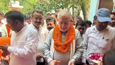 शाहजहांपुर: मंत्री सुरेश खन्ना ने किया आधुनिक आंगनबाड़ी केंद्र का उद्घाटन