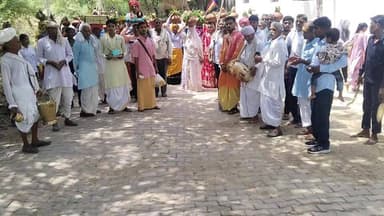 करौली:कलशयात्रा के साथ नांगलशेरपुर में श्रीमद् भागवत कथा शुरू #57newskarauli