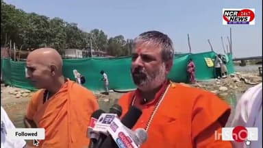 शुकतीर्थ में गंगा की बदहाली पर संतों का आक्रोष,विकास कार्यों पर उठाए सवाल। #breakingnews #gangaji