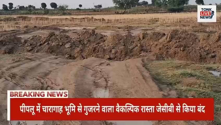 पीपलू में चारागाह भूमि से गुजरने वाला वैकल्पिक रास्ता जेसीबी से किया बंद।
रास्ता बंद होने से 5 हजार से अधिक लोगों का आवागमन प्रभावित।
चौगाई-सौंधीफल-बोरखंडीकला को जोड़ने वाला प्रमुख वैकल्पिक मार्ग अवरुद्ध।
#PeepaluNews
#TonkNews
#BreakingNews
#RajasthanNews
#VillageNews
#RoadBlocked
#PublicIssue
#LocalNews
#TrafficProblem
#RuralDevelopment
#GovernmentLand
#PastureLand
#PeopleAffected
#RoadClosure
#JCBAction
#PublicConcern
#TonkLiveNews
#GroundReport
#NewsUpdate
#IndiaNews