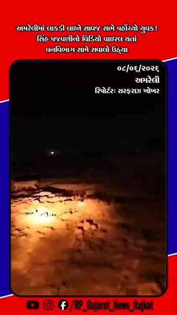 રાજુલા પંથકમાં સિંહની પજવણીનો વીડિયો વાયરલ, વનવિભાગ સામે ઉઠ્યા સવાલો