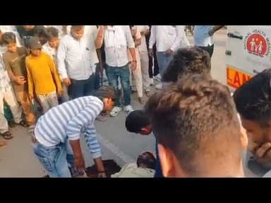 मिश्रिख सिधौली मार्ग पर हुआ भयंकर सड़क हादसा एक युवक की हुई दर्दनाक मौ#त।