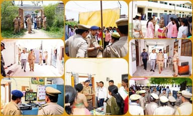 #Etawahpolice
➤ UPP आरक्षी भर्ती परीक्षा-2025 को सकुशल,निष्पक्ष,पारदर्शी एवं शांतिपूर्ण ढंग से सम्पन्न कराने हेतु DMइटावा एवं SSPइटावा @BrijeshS_211 द्वारा जनपद के समस्त परीक्षा केन्द्रों का निरीक्षण कर सुरक्षा व्यवस्थाओं का लिया गया जायजा,संबंधित को दिये आवश्यक दिशा-निर्देश https://t.co/WileXg2QbQ