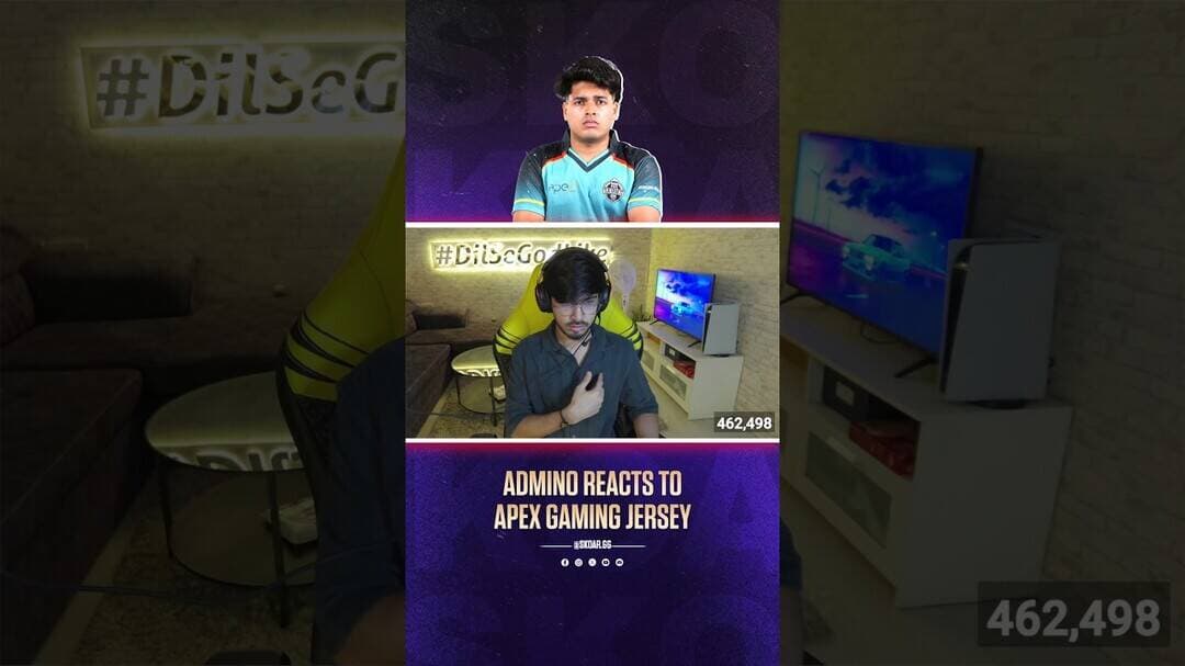 Admino Didn’t Like Apex Gaming’s Jersey 😱#admino #apexgaming #jersey #bgmi #bgminews #bgmiesports