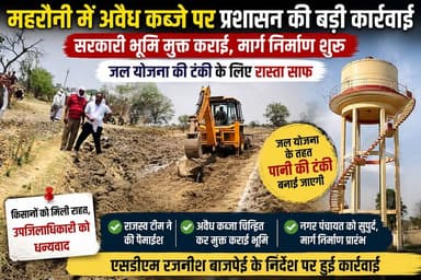 अवैध कब्जे पर प्रशासन की बड़ी कार्रवाई,जल योजना की टंकी के लिए मुक्त कराई गई भूमि, किसानों को मिली राहत।
#bundelkhandwalasamachar #BundelkhandWala #bundelkhand #lalitpur #ललितपुर #Mahroni #GNMedia