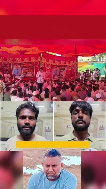 शेख मोसीन मजीद हत्याप्रकरणी तहसील कार्यालयासमोर मोर्चात...