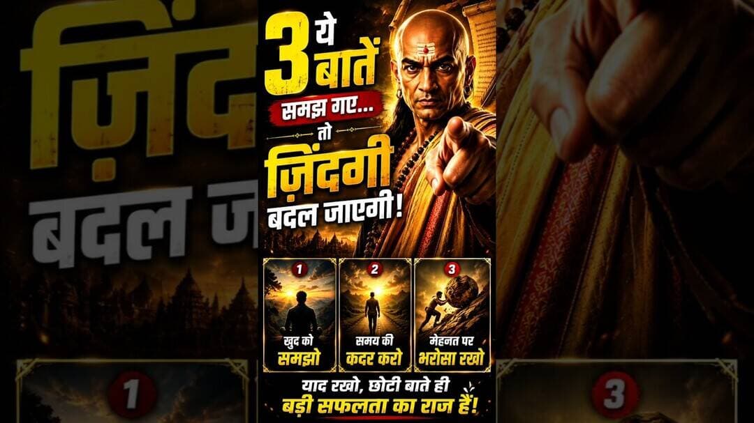 ये 3 बातें समझ गए तो जिंदगी बदल जाएगी #motivation #shorts #fillinspire